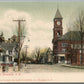 HINSDALE NH MAIN STREET ANTIQUE POSTCARD