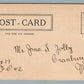 QUINTON NJ PUBLIC SCHOOL ANTIQUE POSTCARD
