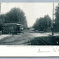 TELFORD PA RAILROAD STATION & STREET SCENE ANTIQUE DOUBLE SIDED POSTCARD railway