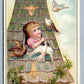 DAY'S SOAP PHOLADELPHIA PA EMBOSSED VICTORIAN TRADE CARD DAY & FRICK CO.