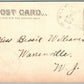 BASKING RIDGE N.J. PRESBYTERIAN CHURCH ANTIQUE 1906 undivided POSTCARD