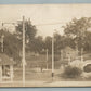 PHILADELPHIA WOODSIDE PARK PA ANTIQUE REAL PHOTO POSTCARD RPPC by McLAUGHLAN
