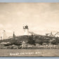 BURNT ISLAND LIGHTHOUSE ANTIQUE REAL PHOTO POSTCARD RPPC