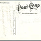 GARRET PA FISHERMAN & HUNTER ANTIQUE POSTCARD