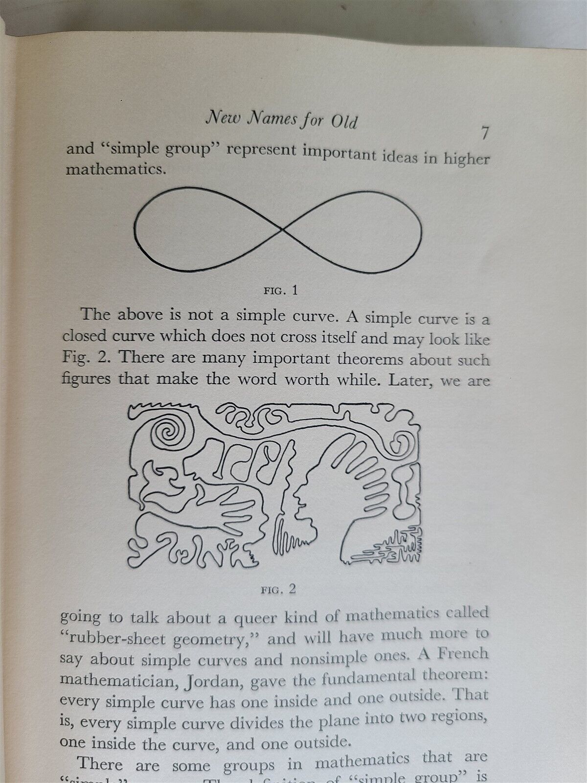 1940 MATHEMATICS and IMAGINATION by E.KASNER & J. NEWMAN vintage 1st EDITION