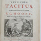 1704 TACITUS WORKS ILLUSTRATED BEAUTIFUL ENGRAVINGS VELLUM BOUND FOLIO ANTIQUE