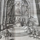 1719 CHARLES VI INAGUARATION LARGE FOLIO ILLUSTRATED w/ FOLD OUT PLATES antique