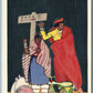 INDIANS UNIVERSAL SIGN LANGUAGE TAOS 60 mi VINTAGE POSTCARD