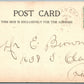 PITMAN NJ M.E. CHURCH 1907 UNDIVIDED ANTIQUE POSTCARD