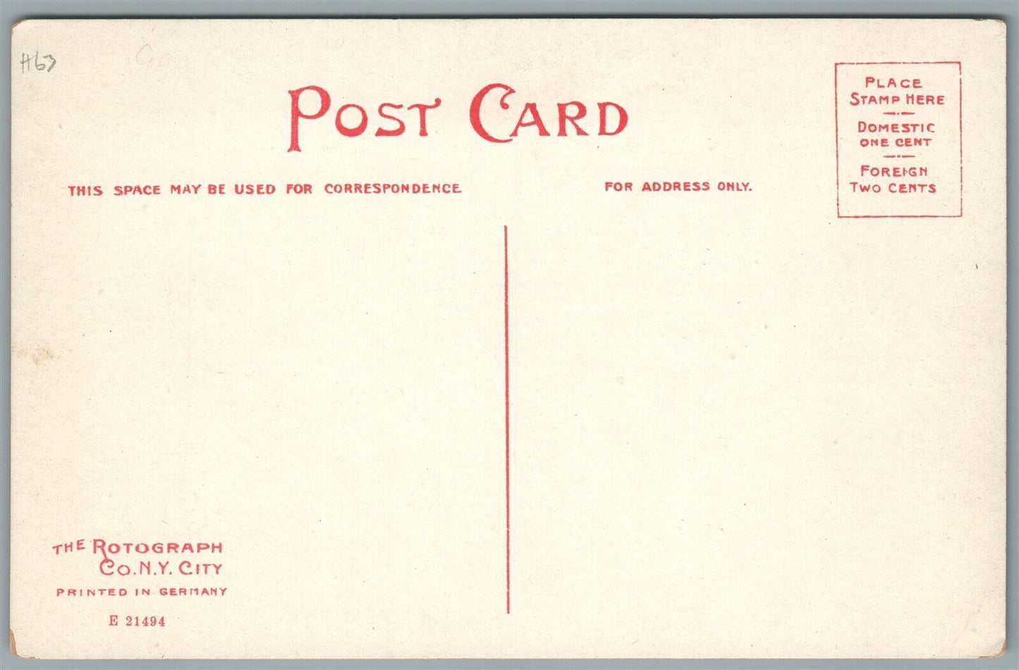 READING MA MAIN STREET ANTIQUE POSTCARD