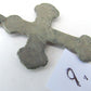 RUSSIAN 19th CENTURY ANTIQUE BRASS NECK CROSS icon