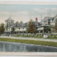 1918 VINTAGE POSTCARD LAKE SIDE LAKE PLACID CLUB ADIRONDACKS NY