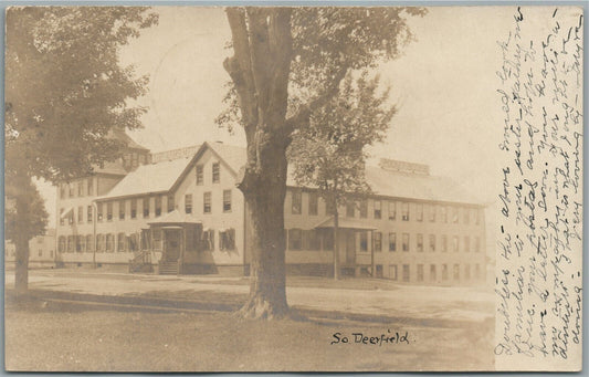 SO. DEERFIELD MA ARMS MFG COMPANY ANTIQUE REAL PHOTO POSTCARD RPPC