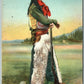 BUCKSKIN BILL ANTIQUE UNDIVIDED POSTCARD