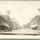 LAKE CITY IA STREET SCENE ANTIQUE REAL PHOTO POSTCARD RPPC
