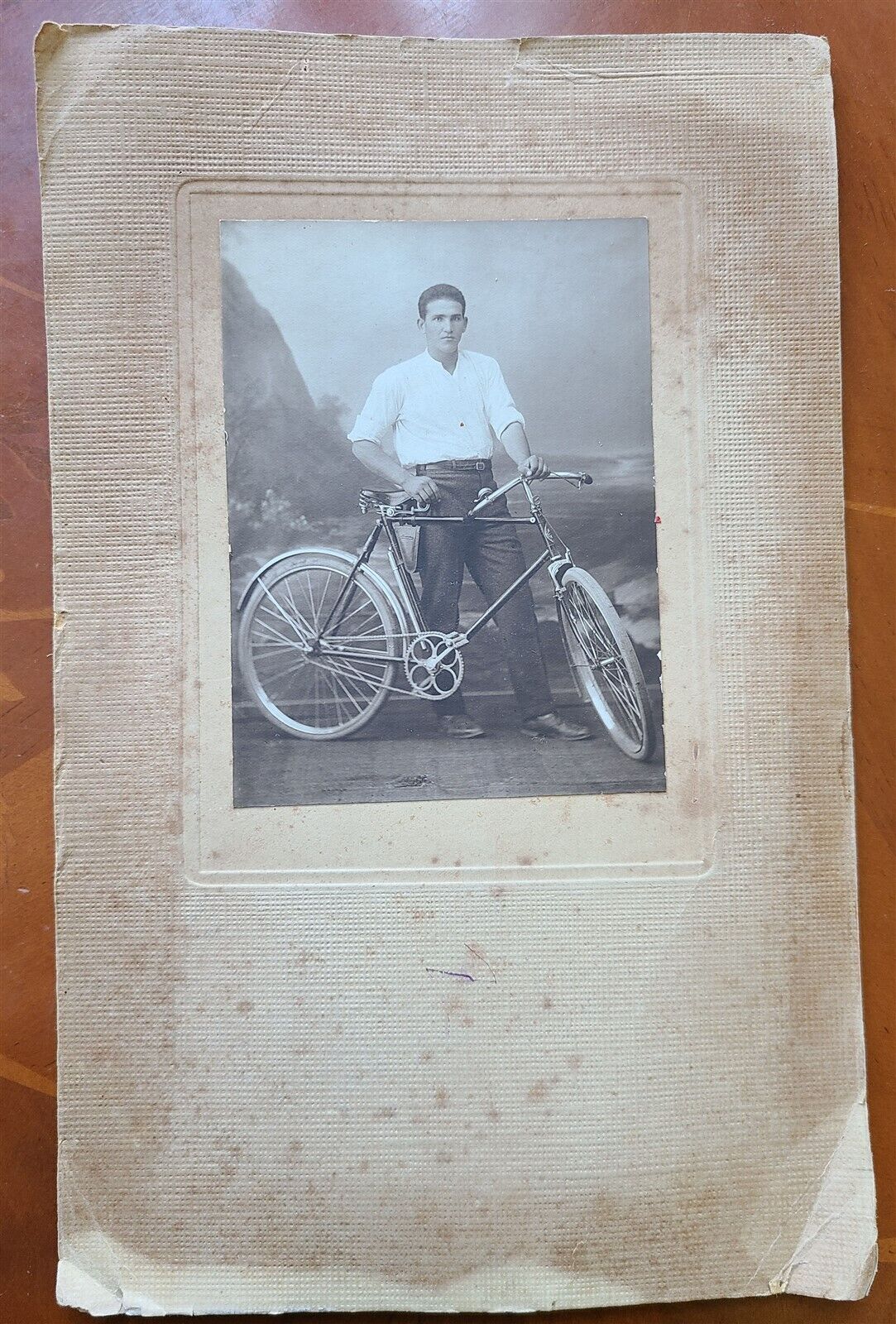 BICYCLE PHOTO antique