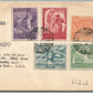 BRAZIL to NEW YORK USA 1948 VINTAGE COVER w/ STAMPS