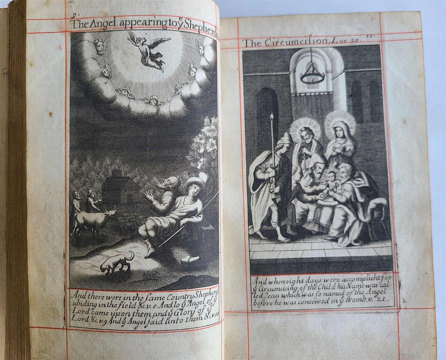 1703 BOOK OF COMMON PRAYER in ENGLISH FULLY ILLUSTRATED ANTIQUE