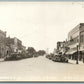 SIBLEY IA 9th STREET ANTIQUE REAL PHOTO POSTCARD RPPC