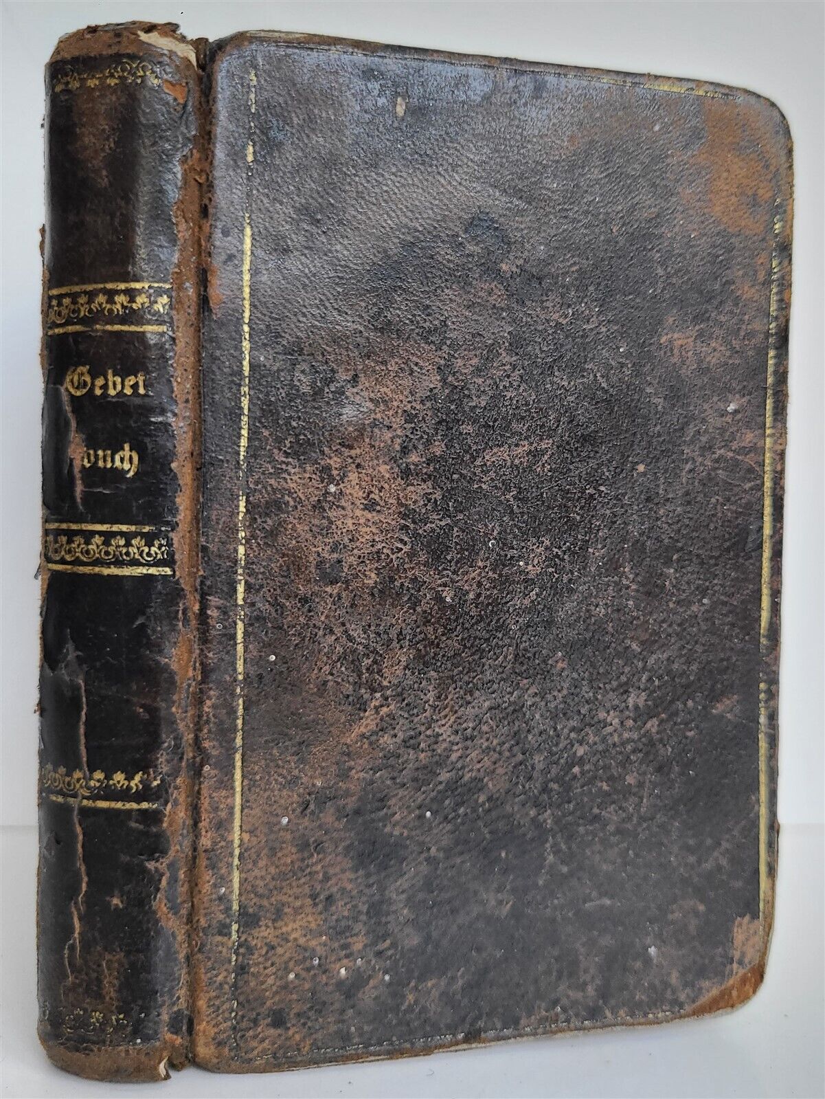 1861 GERMAN MANUSCRIPT PRAYER BOOK antique 195 pages