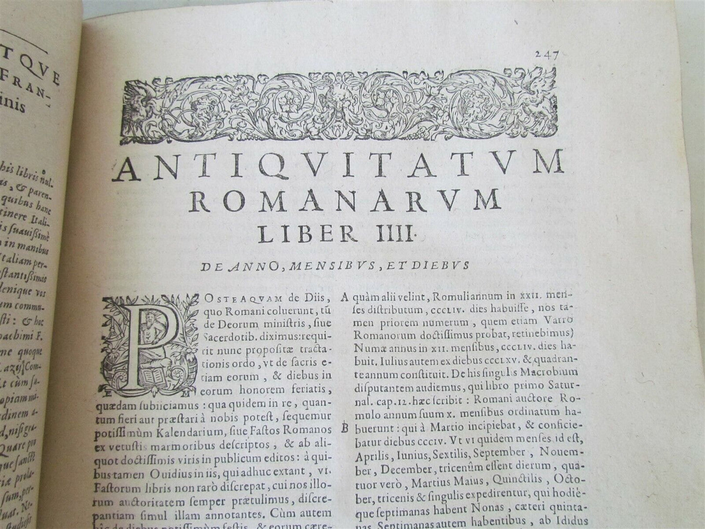 1613 ROMAN ANTIQUITIES antique FOLIO in LATIN