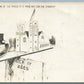 ANTIQUE REAL PHOTO POSTCARD RPPC WHAT WOULD BECOME OF WORLD IF NOT FOR CHURCH