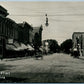 CONSTANTINE MI MAIN STREET ANTIQUE REAL PHOTO POSTCARD RPPC