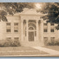 ALDEN NY EWELL FREE LIBRARY ANTIQUE REAL PHOTO POSTCARD RPPC