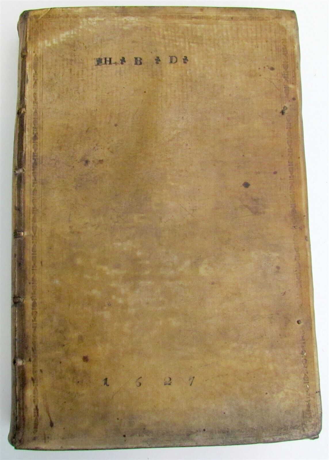 1607 LAW BOOK by Josephi Mascardi antique FOLIO VELLUM BOUND