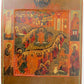 1800s ANTIQUE RUSSIAN ICON OF RESURRECTION