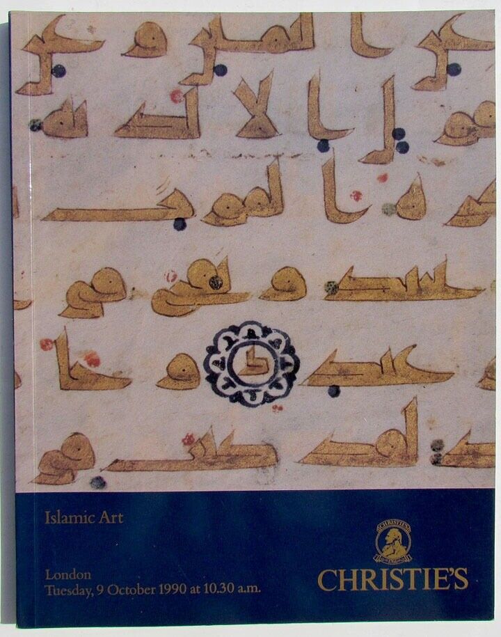 ISLAMIC ART OCTOBER 1990 CHRISTIE'S AUCTION CATALOG