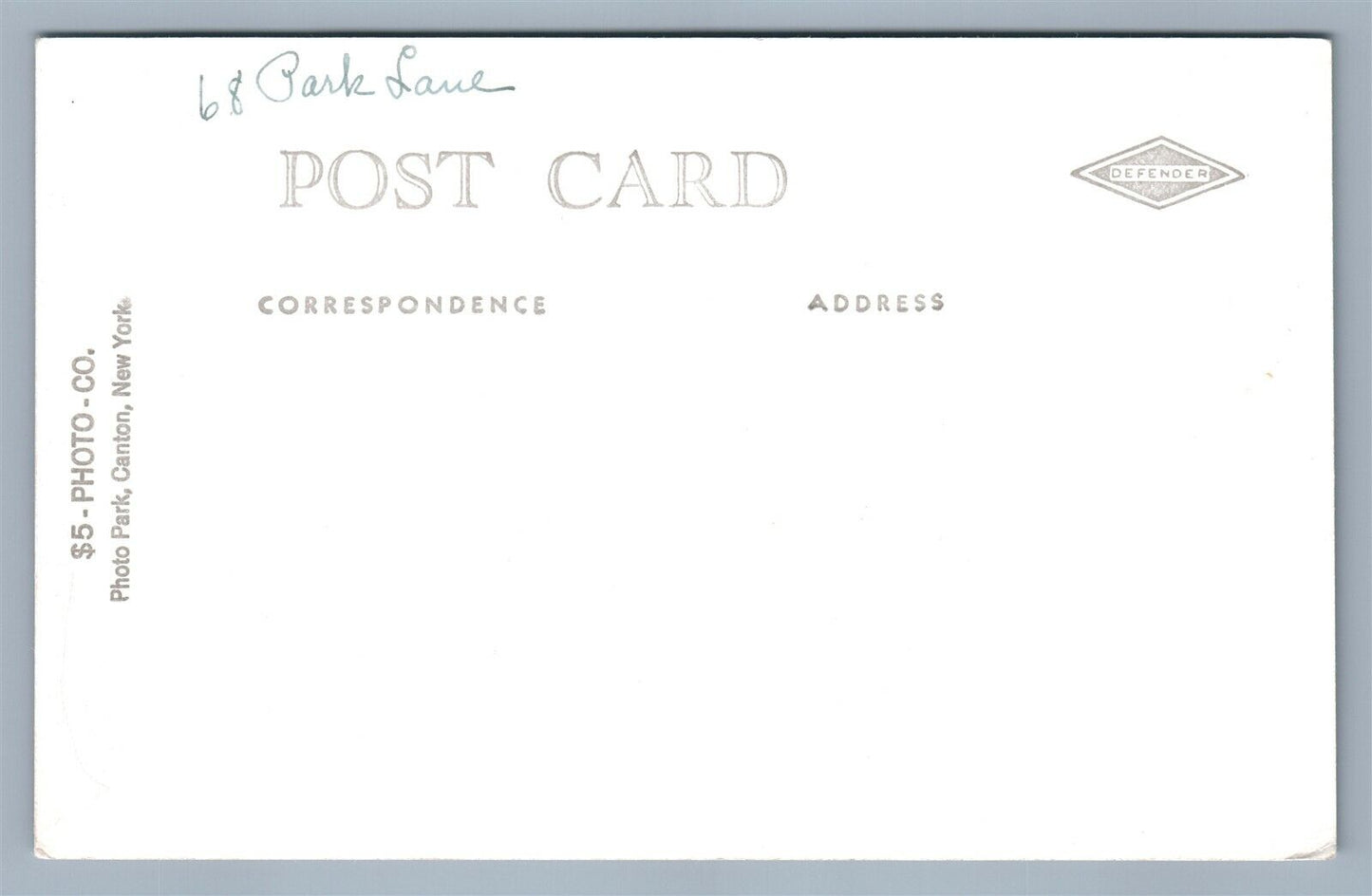 TRUDEAU SANATORIUM NY VINTAGE REAL PHOTO POSTCARD RPPC