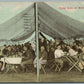CAMP LIFE OF NATIONAL GUARDS ANTIQUE POSTCARD