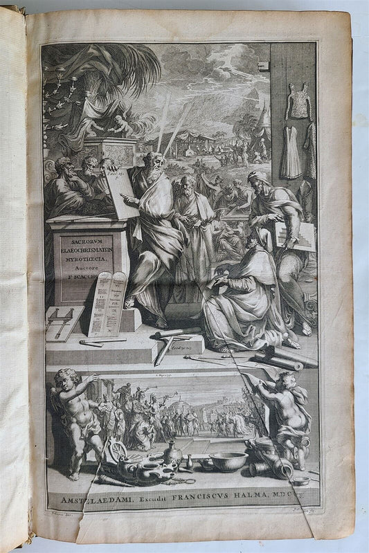 1725 USE of OILS OINTMENTS by GREEKS ROMANS JEWS antique ILLUSTRATED FOLIO