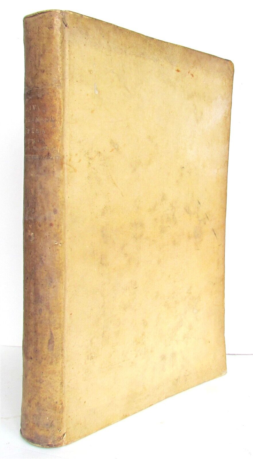 1572 DIVI ATHANASII MAGNI antique 16th century VELLUM BOUND FOLIO