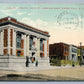 UNION HILL NJ MAIN STREET PUBLIC LIBRARY ANTIQUE POSTCARD