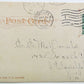 1905 VINTAGE UNDIVIDED POSTCARD PAULUS HOOK MONUMENT JERSEY CITY NJ