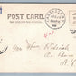 CARTHAGE NY EAST SIDE ANTIQUE POSTCARD
