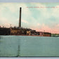 CARTHAGE NY ISLAND PAPER MILL ANTIQUE POSTCARD
