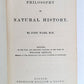 1872 PHILOSOPHY OF NATURAL HISTORY by WILLIAM SMELLE antique