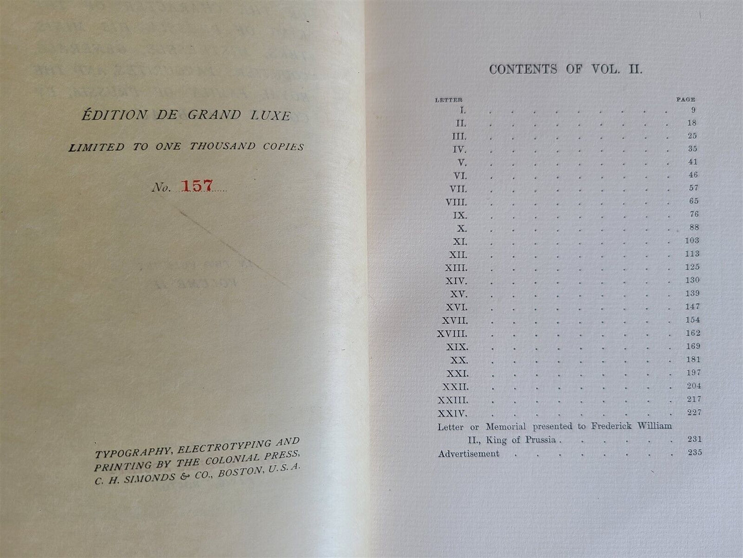 1900 COURT of BERLIN SECRET MEMOIRS 2 vols ANTIQUE LTD EDITION GROLIER SOCIETY