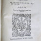 1584 ASTRONOMY & MEDICAL WORKS of Girolamo Fracastoro antique 16th CENTURY