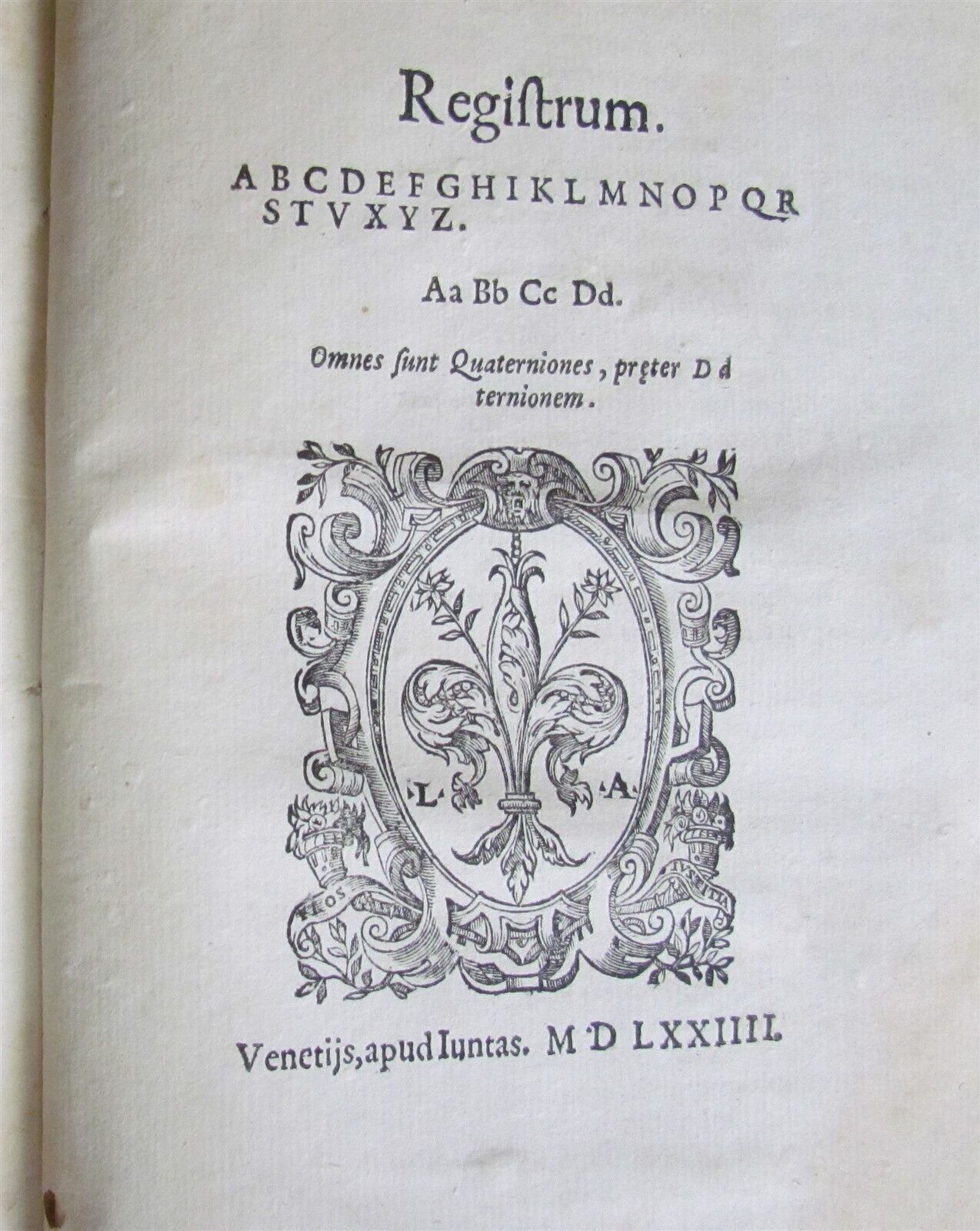 1584 ASTRONOMY & MEDICAL WORKS of Girolamo Fracastoro antique 16th CENTURY