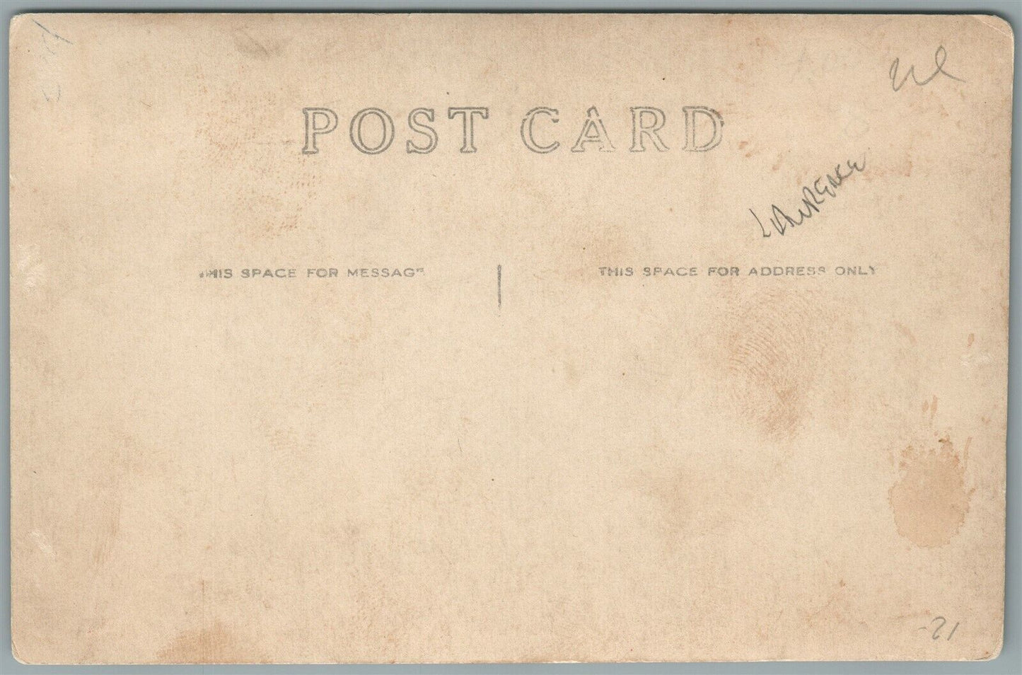 ENON PA PRESBYTERIAN CHURCH ANTIQUE REAL PHOTO POSTCARD RPPC