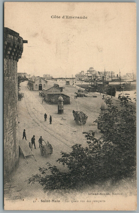 FRANCE COTE DE EMERAUDE ANTIQUE POSTCARD