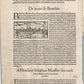 1575 BRUNSWICK GERMANY from BELLEFOREST EDITION of MUNSTER COSMOGRAPHY