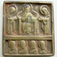 ANTIQUE 18th century RUSSIAN BRONZE ICON of DEISIS