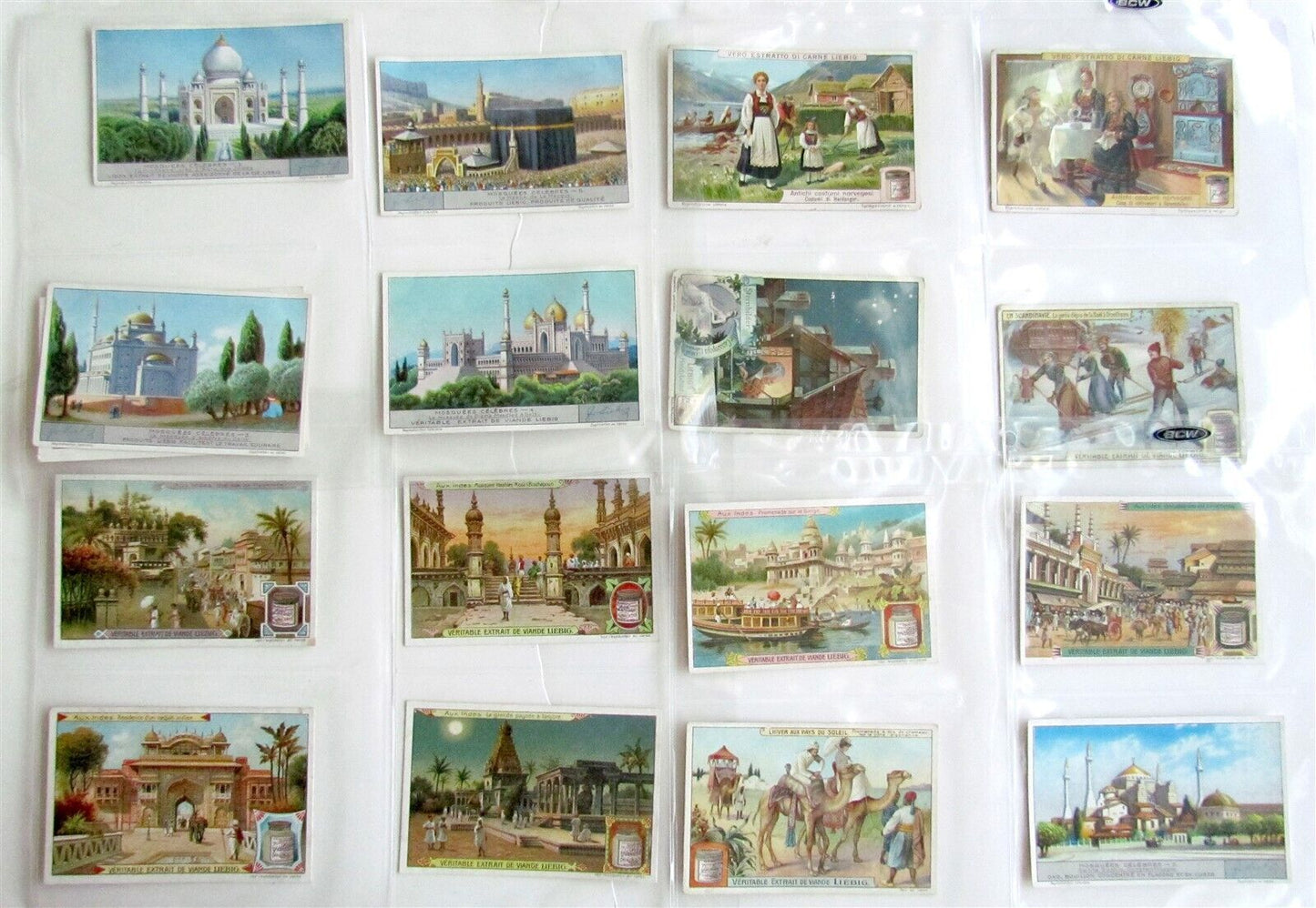 LIEBIG COMPANY 131 TRADE CARDS COLLECTION antique