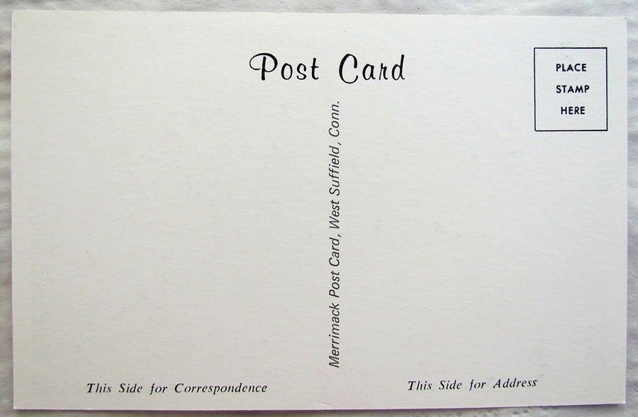 POST OFFICE HAMBURG PA VINTAGE POSTCARD