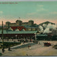 OLD ORCHARD BEACH ME RAILROAD STATION RAILWAY TRAIN DEPOT ANTIQUE POSTCARD